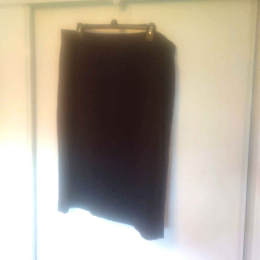 LANE BRYANT Black Pencil Skirt with Zipper size 20